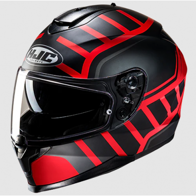 Κράνος μηχανής HJC C70N HOLT BLACK/RED